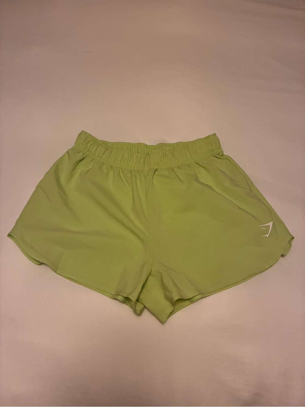 Gymshark Women's Lime Green Running Shorts